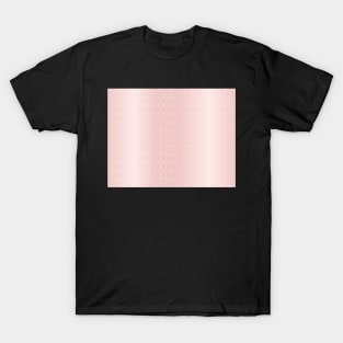 Abstract Light Pink and White Pattern T-Shirt